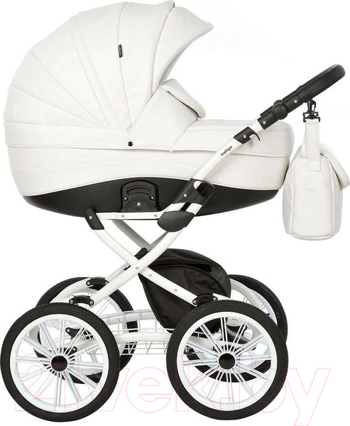 Изображение товара Детская универсальная коляска INDIGO Special Plus 14 2 в 1 (Is 01, белая кожа)