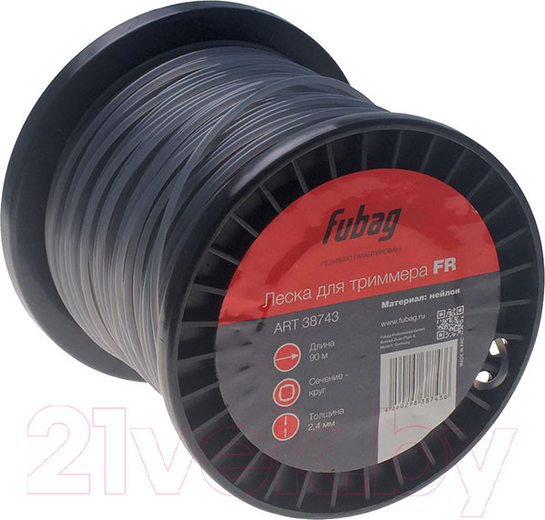 Изображение товара Леска для триммера Fubag 38743