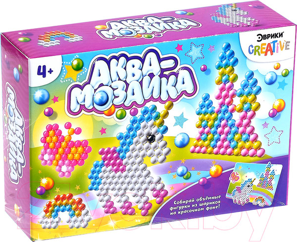 Изображение товара Развивающая игра Эврики Аквамозаика. Единорог / 4378604