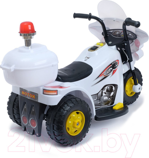 Изображение товара Детский мотоцикл Sima-Land Мотоцикл шерифа / 4378618 (белый)