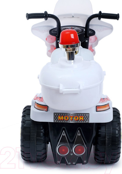 Изображение товара Детский мотоцикл Sima-Land Мотоцикл шерифа / 4378618 (белый)