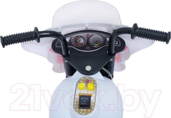 Изображение товара Детский мотоцикл Sima-Land Мотоцикл шерифа / 4378618 (белый)