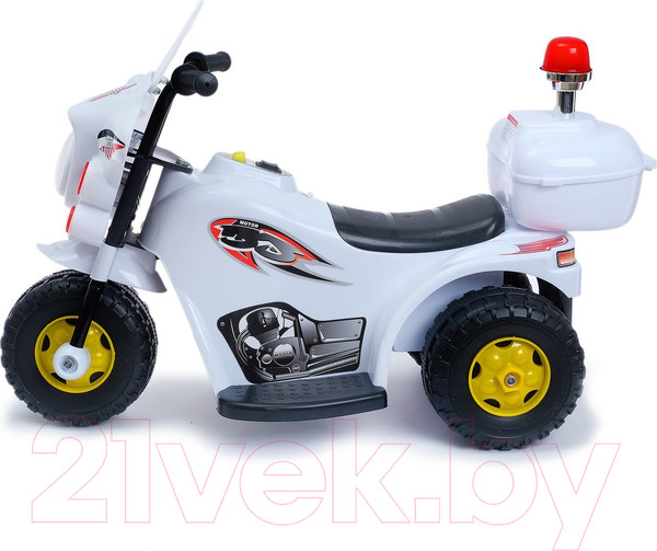 Изображение товара Детский мотоцикл Sima-Land Мотоцикл шерифа / 4378618 (белый)