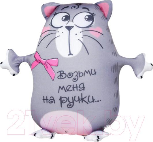 Изображение товара Подушка-игрушка Mni Mnu Возьми меня на ручки. Котэ / 2986120