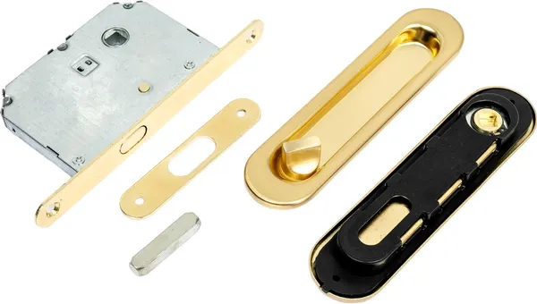 Изображение товара Ручка дверная Vantage SDL-05 SB (матовое золото)