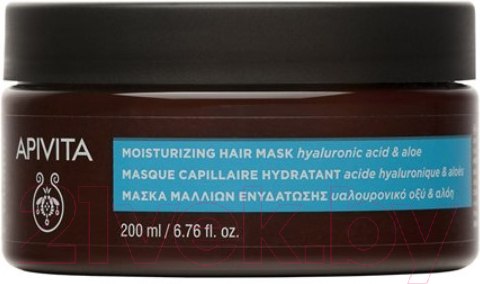 Изображение товара Маска для волос Apivita Для всех типов волос Moisturizing Hair Mask (200мл)