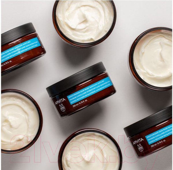 Изображение товара Маска для волос Apivita Для всех типов волос Moisturizing Hair Mask (200мл)