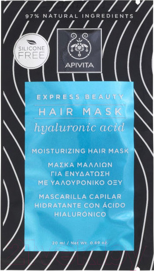 Изображение товара Маска для волос Apivita Express Hair Moisturizing (20мл)
