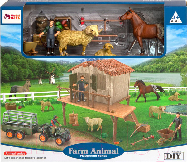 Изображение товара Игровой набор Masai Mara На ферме / ММ205-047