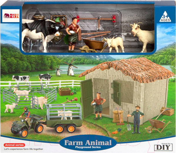 Изображение товара Игровой набор Masai Mara На ферме / ММ205-048
