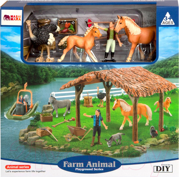 Изображение товара Игровой набор Masai Mara На ферме / ММ205-049