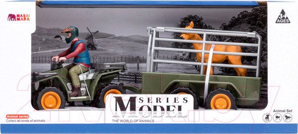 Изображение товара Игровой набор Masai Mara На ферме. Перевозка животных / ММ205-020