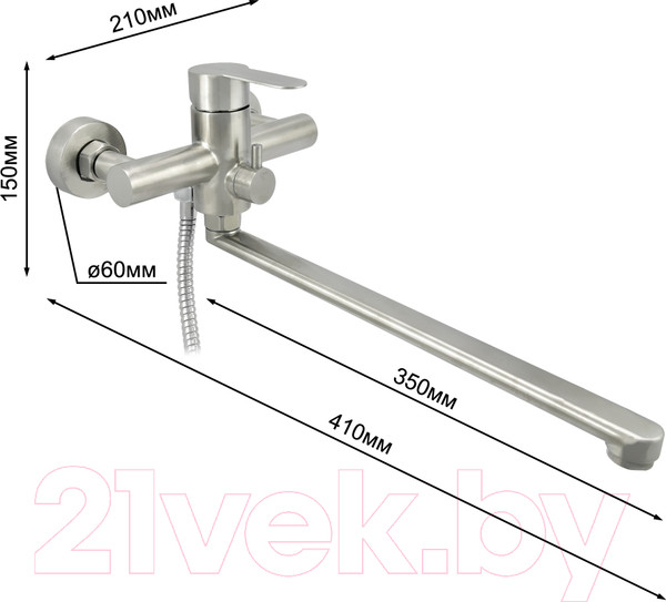 Изображение товара Смеситель Juguni Luxe 0402.453