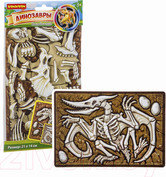 Изображение товара Пазл Bondibon Наклейка Птеранодон / ВВ2867