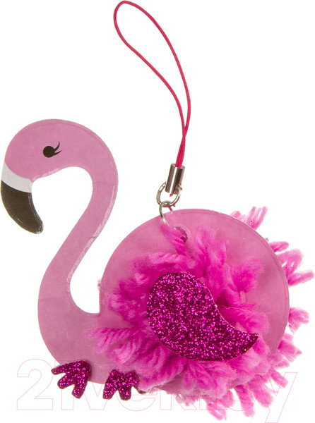 Изображение товара Набор для творчества Bondibon Мини-творчество с помпонами. Фламинго / ВВ3948
