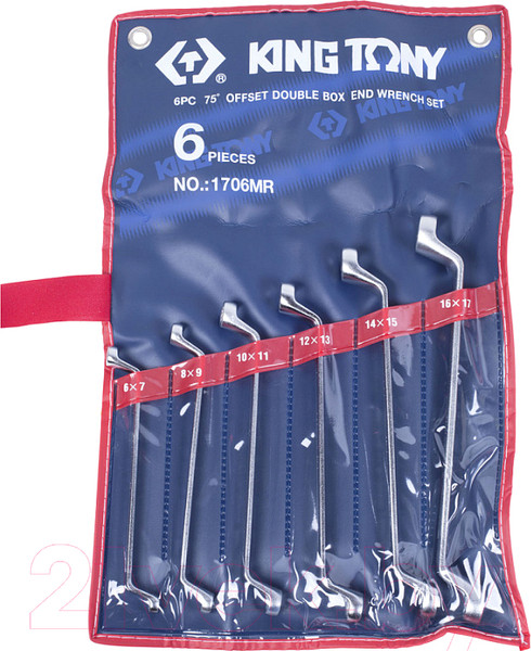 Изображение товара Набор ключей King TONY 1706MR