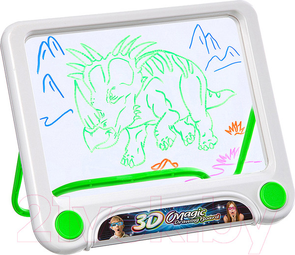 Изображение товара Доска для рисования Bondibon Планшет с 3D эффектом. Динозавры / ВВ3302