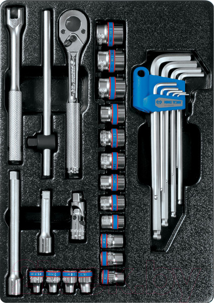 Изображение товара Набор головок слесарных King TONY 9-93523MR