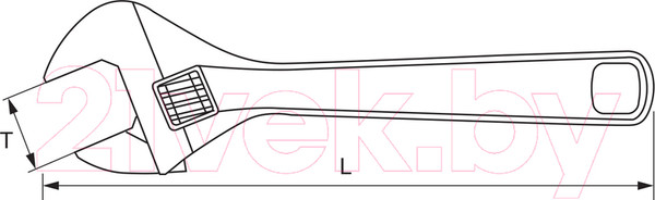 Изображение товара Гаечный ключ Thorvik AJW450