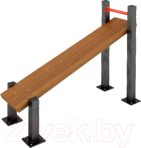 Изображение товара Скамья для воркаута Dinamika Наклонная для воркаута ZSO-002800