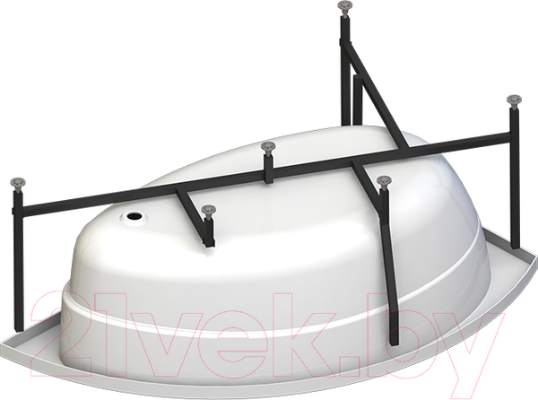 Изображение товара Ванна акриловая Vannesa Модерна 160x100 R / 2-78-0-2-1-214