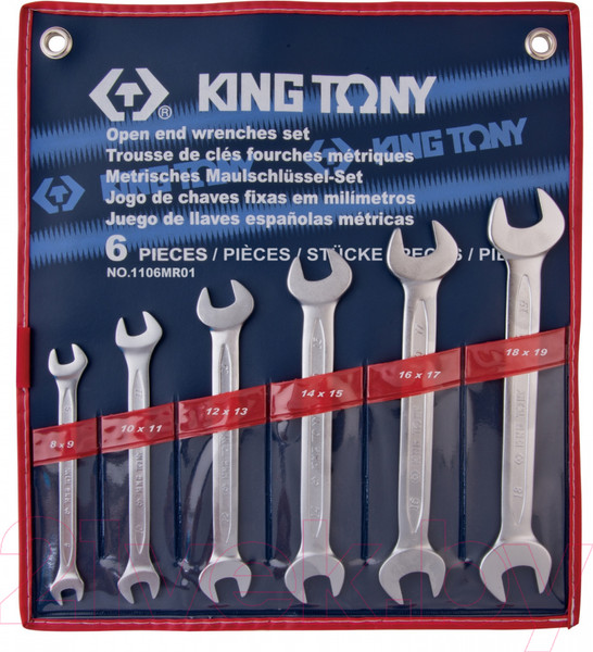 Изображение товара Набор ключей King TONY 1106MR01
