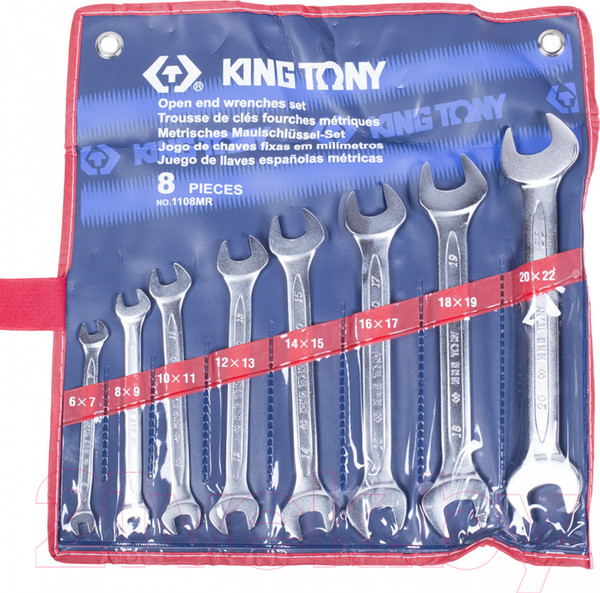 Изображение товара Набор ключей King TONY 1108MR