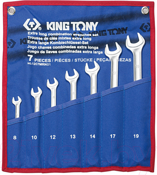 Изображение товара Набор ключей King TONY 12C7MRN01