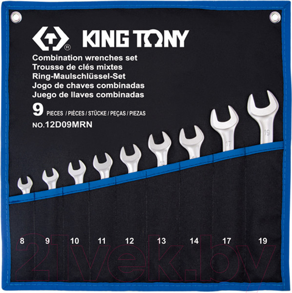 Изображение товара Набор ключей King TONY 12D09MRN