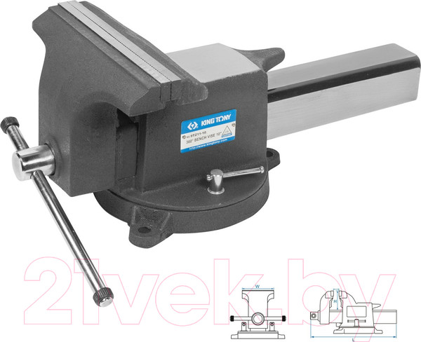Изображение товара Тиски King TONY 9TZ11-12