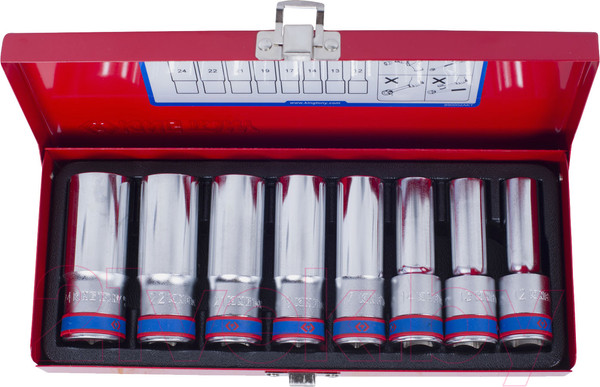 Изображение товара Набор головок слесарных King TONY 4208MR01