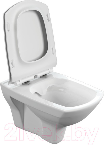 Изображение товара Унитаз подвесной с инсталляцией Cersanit Carina New Clean S-MZ-CARINA-XL-COn-S-DL-w + 38772001