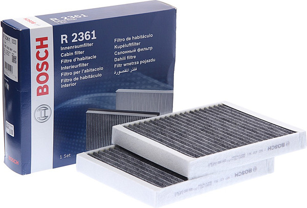 Изображение товара Комплект салонных фильтров Bosch 1987432361 (2шт)