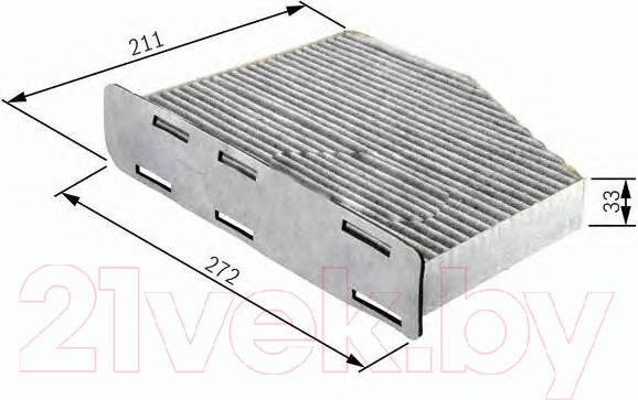 Изображение товара Салонный фильтр Bosch 1987432397