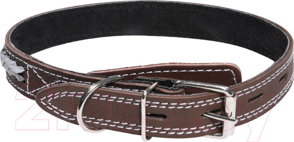 Изображение товара Ошейник Gamma Кожаный двойной коса / 11232037