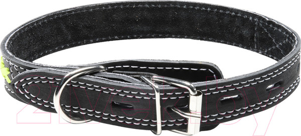 Изображение товара Ошейник Gamma Кожаный двойной коса / 11232037