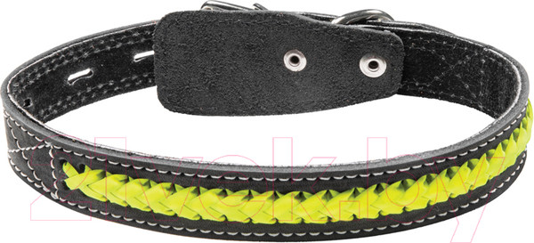 Изображение товара Ошейник Gamma Кожаный двойной коса / 11232037