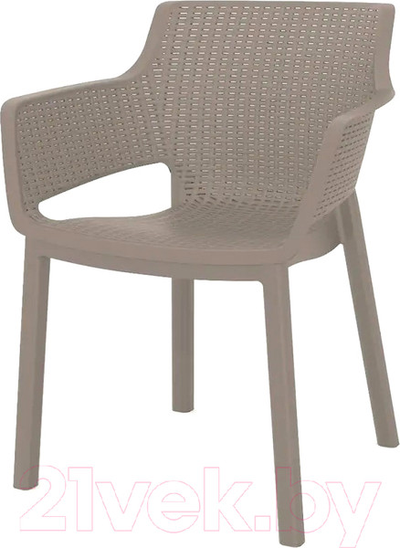 Изображение товара Стул пластиковый Keter Eva / 247232 (капучино)