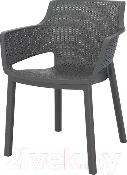 Изображение товара Стул пластиковый Keter Eva / 247234 (графит)