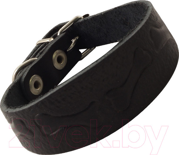 Изображение товара Ошейник Gamma Кожаный одинарный узор / 11232085