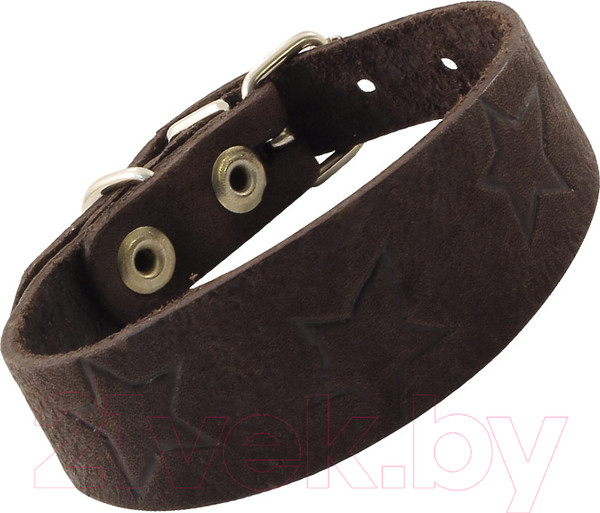 Изображение товара Ошейник Gamma Кожаный одинарный узор / 11232085