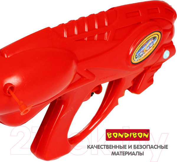 Изображение товара Бластер игрушечный Bondibon Водный пистолет. Наше лето / ВВ4370 (красный)