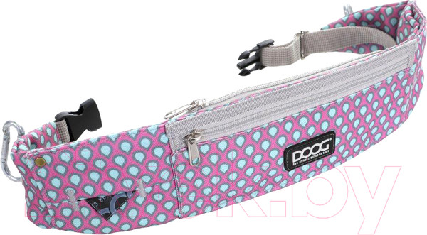 Изображение товара Сумка для дрессуры DOOG Walkie Belt / WB19 (розовый с каплями)