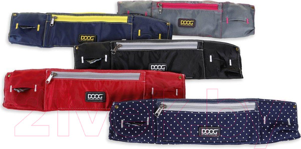 Изображение товара Сумка для дрессуры DOOG Walkie Belt / WB18 (синий в белый горох)