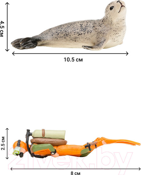 Изображение товара Набор фигурок коллекционных Masai Mara Мир морских животных / ММ203-018