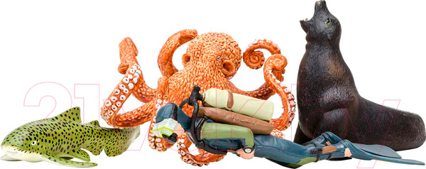 Изображение товара Набор фигурок коллекционных Masai Mara Мир морских животных / ММ203-012