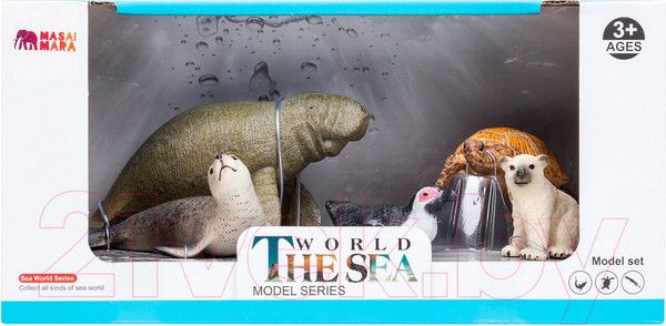 Изображение товара Набор фигурок коллекционных Masai Mara Мир морских животных / ММ203-015