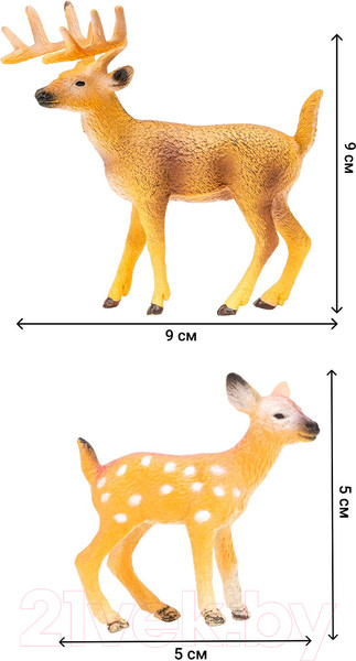 Изображение товара Набор фигурок коллекционных Masai Mara Мир диких животных / MM201-012