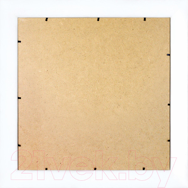 Изображение товара Рамка Декарт 40x40 8Л2587 (белый с золотом)