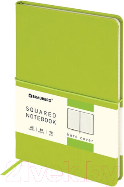 Изображение товара Записная книжка Brauberg Metropolis X / 111033 (светло-зеленый)